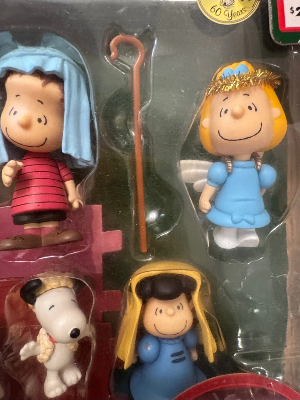 Peanuts Mini Figure Nativity Set CHRISTMAS PLAY 2010 Pageant Fold-Out Stage Box